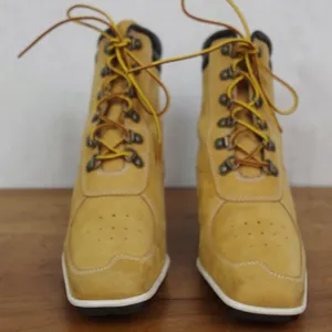 Timberland Ladies' Nubuck Wedge Ankle Boots Size 6.5M thumbnail 10