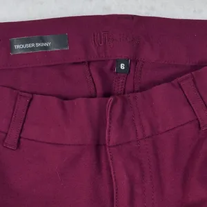 Kut from the Kloth Slim Pant Womens Sz 6‎ Burgundy Office Casual Coastal Trouser thumbnail 6