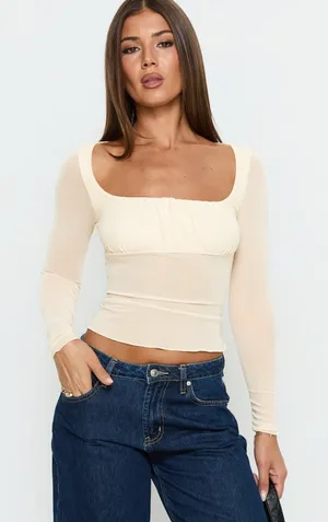 Princess Polly Mesh Top thumbnail 1