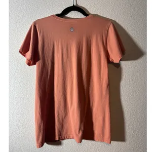 Life is Good Women's Size S Turtle Graphic Simplify Coral Orange Classic Fit Tee thumbnail 3