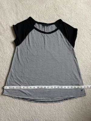 American Eagle Stripped Vintage TShirt in M thumbnail 5