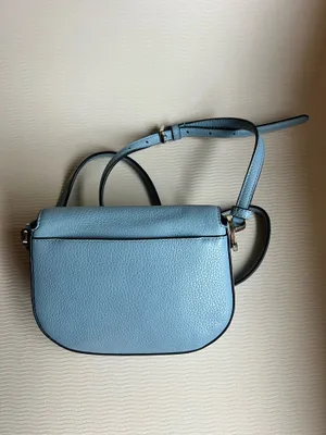 Kate Spade New York Leila Mini Flap Crossbody in Light Blue NWOT thumbnail 3