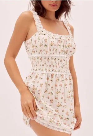 Final price For Love And Lemons White Floral Dress thumbnail 1