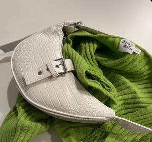White Saddle Purse Handbag thumbnail 6
