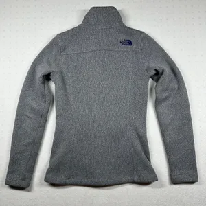 The North Face Women’s Fleece Jacket Size XS Gray Full Zip Lightweight Outdoor thumbnail 3