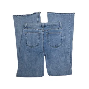 Celebrity Pink Womens 7/28 Distressed Flare Jeans thumbnail 5