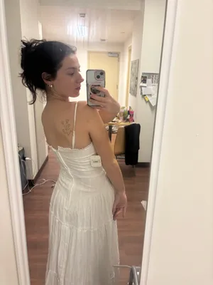 White maxi dress thumbnail 3