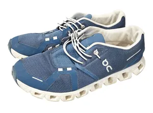 ON CLOUD Swiss Engineering Blue / White Women’s Running Shoe Size US 9.5 thumbnail 1