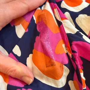 Diane von Furstenberg Multicolor Wrap Blouse Size 10 C9-003 thumbnail 3
