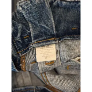 Re/Done Womens Shorts Blue The Attico Denim High Rise Paper Bag Size 26 thumbnail 9