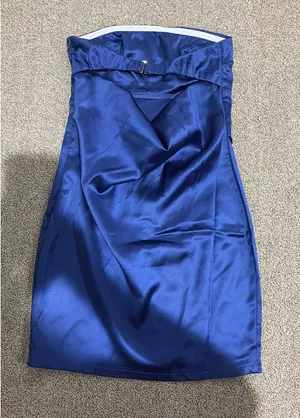 Hello Molly Mini Dress Blue  thumbnail 3