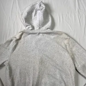 Plain Gray Zip Up Hoodie thumbnail 7