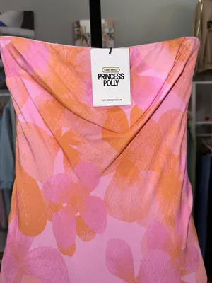 Princess Polly Maxi Dress Floral strapless thumbnail 5