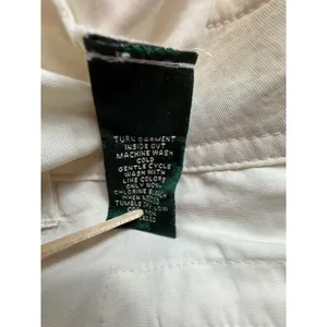 Lauren Active Ralph‎ Lauren White Nylon Cargo Pants Wide Leg Utility Womens 8 thumbnail 8