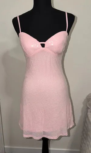 Brand New Windsor Sweatheart A-line Sequin Mini Dress Size Medium thumbnail 1