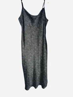 Bailey/ 44 Brown Cowl Neck Reptile Print Satin Midi Slip Dress thumbnail 3