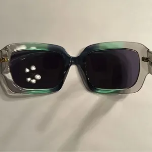 Marc Jacobs Green/Grey Sunglasses. NWOT thumbnail 7