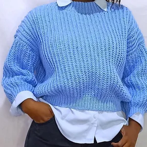 Womens American Eagle crop Knit sweater D28‎ thumbnail 1