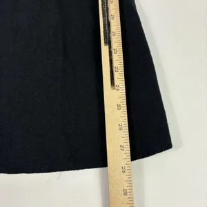 Abercrombie & Fitch Sundress Womens XS Petite Black Puff Sleeve Smocked‎ Linen thumbnail 5