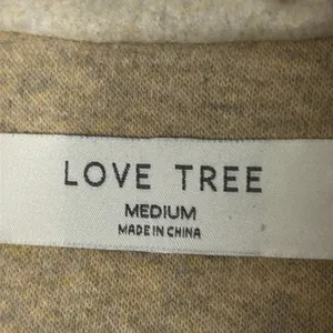Love Tree Women's Cream Hooded Tie Waist Jacket | Size: M thumbnail 13