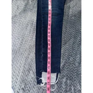 FRAME Le Skinny de Jeanne‎ Jeans Dark Wash Raw Hem Denim Size 28 thumbnail 11