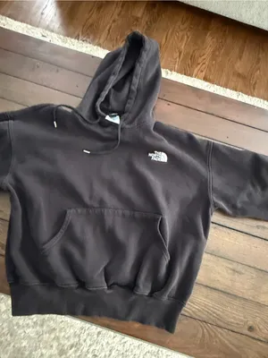 The North Face men’s black hoodie thumbnail 2