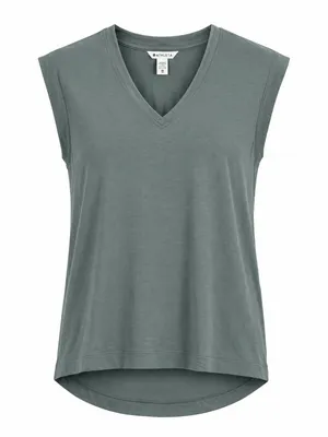 Athleta Breezy Scoop V-Neck Tee Willow Green Women’s XS thumbnail 2