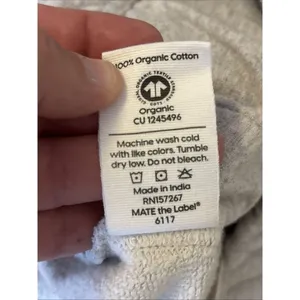 Mate the Label Organic Fleece Relaxed Pocket Sweatpant Heather Grey Xsmall $128 thumbnail 8