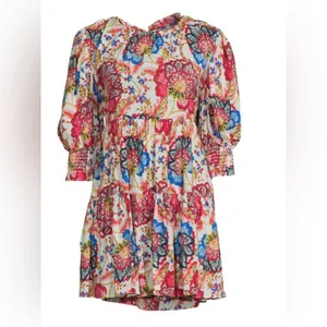 NWT Misa Los Angeles x Revolve Honor Floral Mini‎ Dress Sz Small $355 thumbnail 3