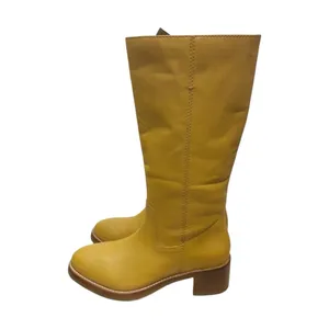 Frye Camryn Tall Banana Leather Boots Boho Western Riding Pull On 8.5 NWT thumbnail 6