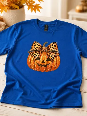 Gildan Halloween Theme- Unisex 100% Heavy Duty Cotton Sapphire Blue T Shirt XL thumbnail 3