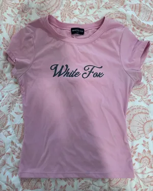 White Fox Pink Top thumbnail 1