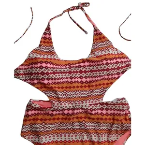 Aerie Monokini High Waisted Wrap One Piece Swimsuit Large thumbnail 2