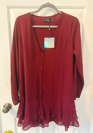 Missguided Maroon dress  thumbnail 1