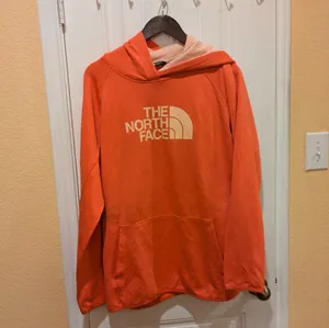 North Face Hoodie Pink Salmon Women’s size XXL thumbnail 2