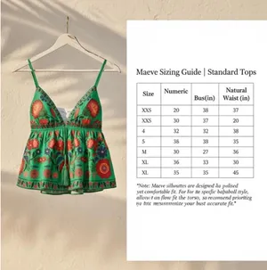 Maeve Anthropologie Floral Babydoll Cami Tank Top Small Boho Tropical NWT thumbnail 3