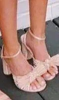Gold Bow Heels thumbnail 5