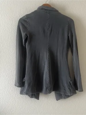 Splendid Open front Knit Blazer In gray Size small thumbnail 3
