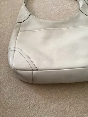Coach White Hamilton Tassel Hobo Vintage thumbnail 9