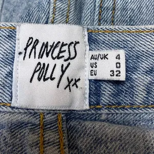 Princess Polly Women's Blue Light Wash High Waisted Straight Denim Jeans Size 0 thumbnail 4