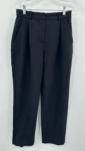 Abercrombie & Fitch Women's‎ Black Sloane Tailored Wide Leg Trouser Pants Size 2 thumbnail 1