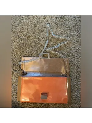Aldo Tan Peach Color Block Crossbody Shoulder Bag thumbnail 8