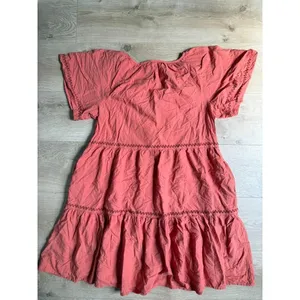 EUC Beach Lunch Lounge Collection Embroidered Tiered Midi Dress Size M Boho thumbnail 2