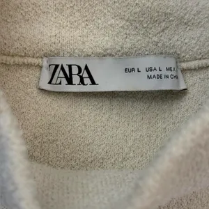 Zara Cream Textured Knit Top / Sweater Size Large Business Casual Boxy Fit thumbnail 5