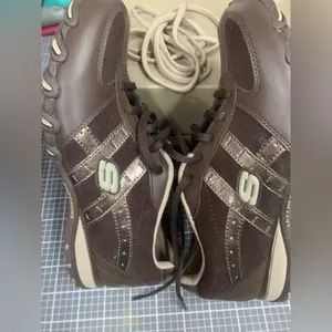Skechers size 7 color chocolate thumbnail 8