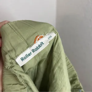 Roller Rabbit Ocaso Ashton Skirt Womens Size 36” XXS Green Fruit Shrimp Spritz thumbnail 5