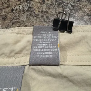 Quest Pants Convertible Cargo Y2K Utility Minimalist 90s Outdoor Hiking Tan 10 thumbnail 3