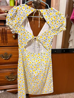 Princess Polly Lemon Dress thumbnail 4