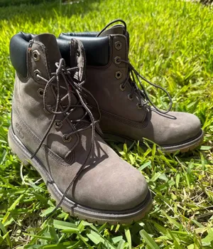 Timberland Premium 6 in Waterproof Boot Medium Grey Nubuck Size 6 thumbnail 1