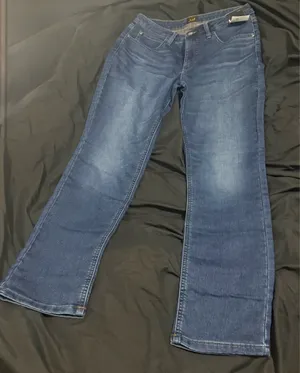 LEE Women's Fleece Lined Jeans Mid-Rise Straight Fit Size 8 Dazzle Me- NWT thumbnail 1